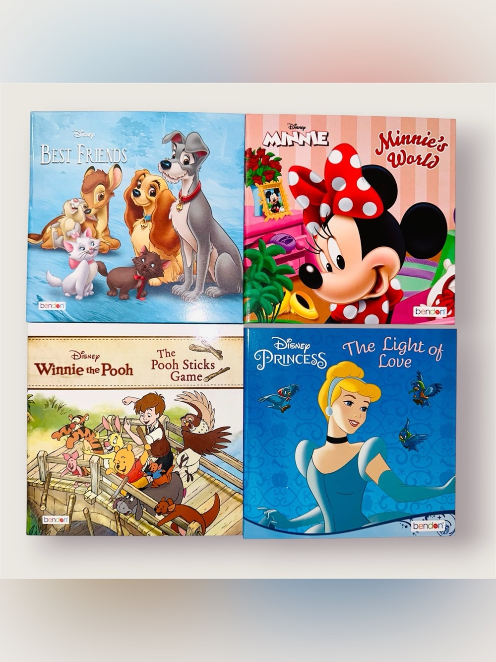 New 4pc Disney Children’s Book Bundle